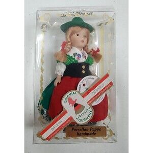 German Handmade Porzellan Puppe Schneider Doll
